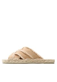 Castañer Espadryle Pilita/002 022987-2008 Beżowy. Kolor: beżowy. Materiał: skóra