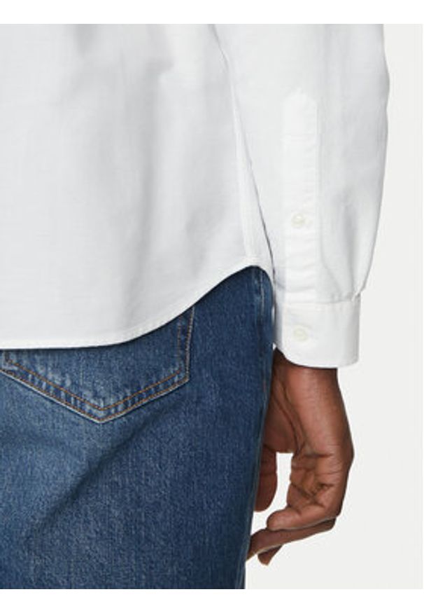 Lacoste Koszula CH1911 Biały Regular Fit. Kolor: biały. Materiał: bawełna