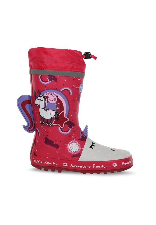 Regatta - Świnka Peppa Kałuża Dziecięce Kalosze Kalolety. Kolor: różowy