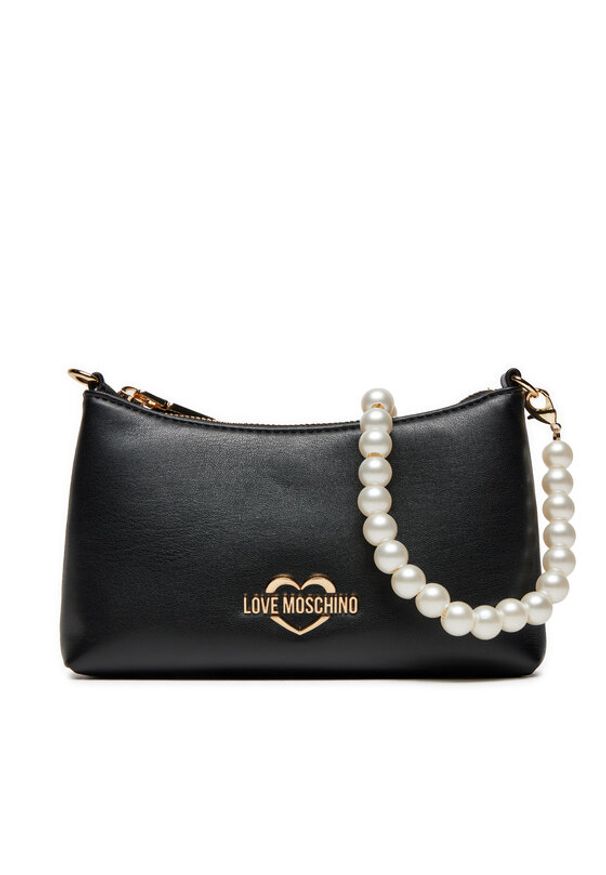 Love Moschino - LOVE MOSCHINO Torebka JC4351PP0LKT0000 Czarny. Kolor: czarny. Materiał: skórzane