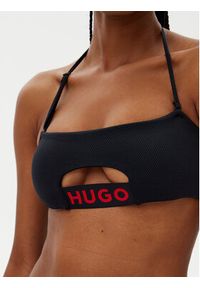 Hugo - HUGO Góra od bikini Dotti 50540224 Czarny. Kolor: czarny. Materiał: syntetyk