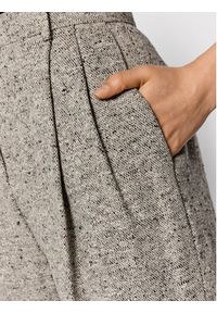 Tory Burch Spodnie materiałowe 85348 Szary Regular Fit. Kolor: szary. Materiał: materiał, len #4