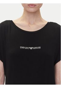 Emporio Armani Sukienka codzienna EW000783 AF12192 UC001 Czarny Regular Fit. Okazja: na co dzień. Kolor: czarny. Materiał: wiskoza. Typ sukienki: proste. Styl: casual #3