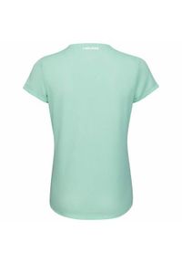 Head - T-shirt damski TIE-BREAK. Kolor: zielony. Materiał: poliester