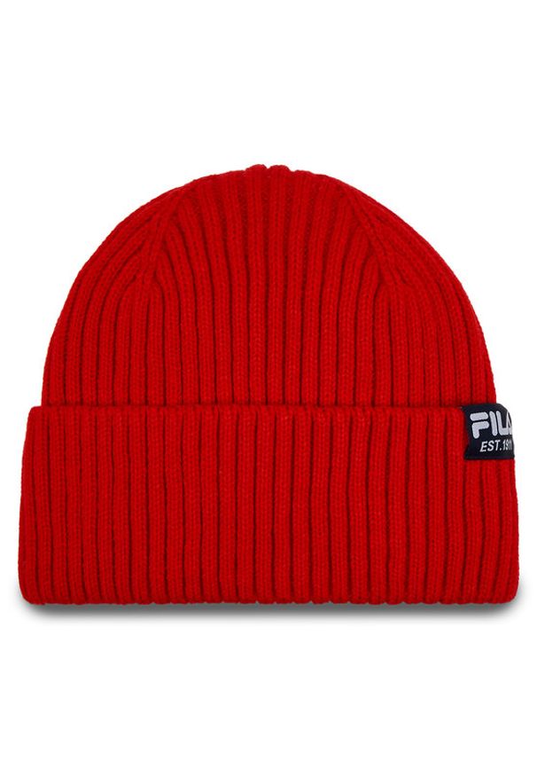 Fila Czapka Butte Fisherman Beanie With Flag Logo FCU0093.30002 Czerwony. Kolor: czerwony. Materiał: materiał