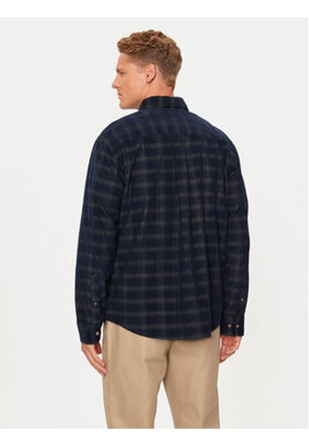 Selected Homme Koszula 16094856 Granatowy Relaxed Fit. Kolor: niebieski. Materiał: bawełna