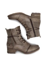 Mustang Trzewiki 1229-510 Szary. Kolor: szary. Materiał: materiał #3