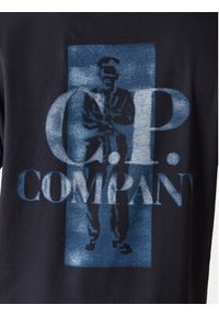 C.P. Company T-Shirt 20CMTS143A110579W Granatowy Regular Fit. Kolor: niebieski. Materiał: bawełna #3