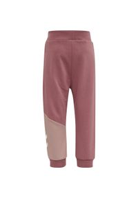 Spodnie dziecięce do joggingu Hummel Sportive. Kolor: różowy. Materiał: prążkowany, bawełna. Sport: bieganie