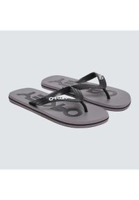 Japonki plażowe męskie Oakley College Flip Flop. Okazja: na plażę. Kolor: szary. Styl: sportowy