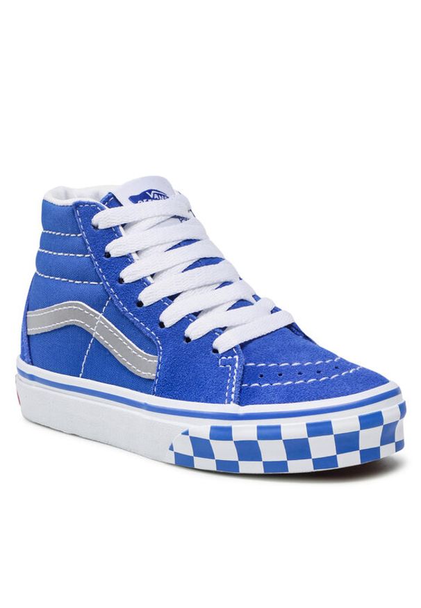 Vans Sneakersy Sk8-Hi VN000D5FAC61 Niebieski. Kolor: niebieski. Materiał: zamsz, skóra