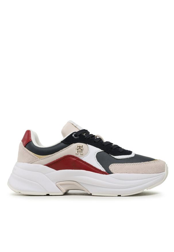 TOMMY HILFIGER - Tommy Hilfiger Sneakersy Chunky Th Runner FW0FW07386 Niebieski. Kolor: niebieski