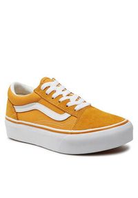 Vans Tenisówki Old Skool Platform VN0009PDLSV1 Żółty. Kolor: żółty. Materiał: materiał. Obcas: na platformie