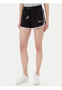 Karl Lagerfeld - KARL LAGERFELD Szorty sportowe A2W10095 Czarny Regular Fit. Kolor: czarny. Materiał: bawełna