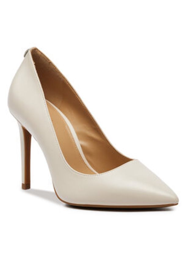 MICHAEL Michael Kors Szpilki Alina 40R4HNHP1L Écru. Kolor: kremowy. Materiał: skóra. Obcas: na szpilce