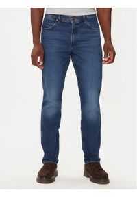 Wrangler Jeansy Greensboro 112358221 Niebieski Straight Fit. Kolor: niebieski