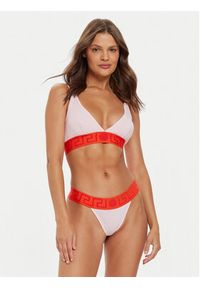 VERSACE - Versace Biustonosz braletka AUD01047 1A1001 Różowy. Kolor: różowy. Materiał: bawełna #2