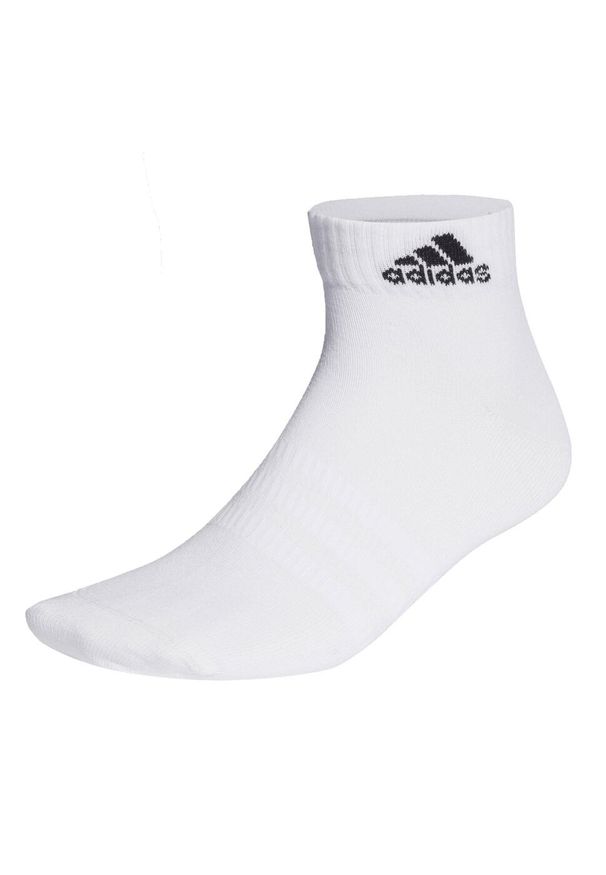Skarpety za kostkę unisex Adidas 3 pary. Kolor: czarny, biały, wielokolorowy. Sport: turystyka piesza