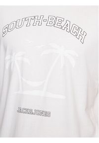 Jack & Jones - Jack&Jones T-Shirt Summer 12222921 Biały Regular Fit. Kolor: biały. Materiał: bawełna #8