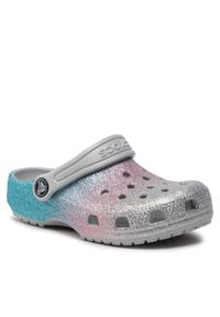 Klapki Crocs. Kolor: srebrny