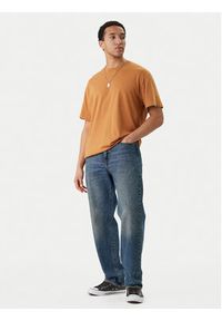 Quiksilver T-Shirt Salt Water EQYZT08204 Brązowy Regular Fit. Kolor: brązowy. Materiał: bawełna #5