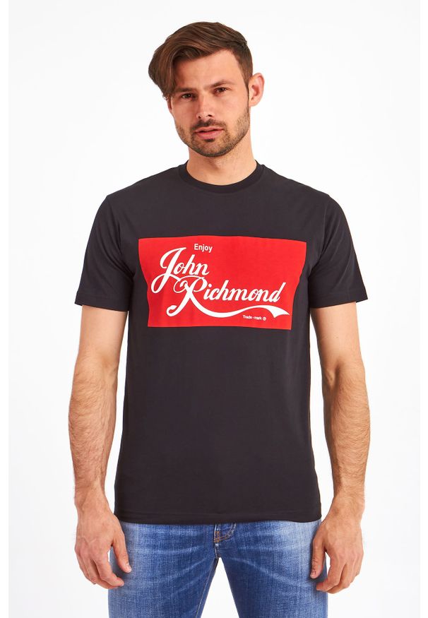 John Richmond - T-SHIRT SALLYANNE JOHN RICHMOND. Wzór: nadruk. Styl: klasyczny