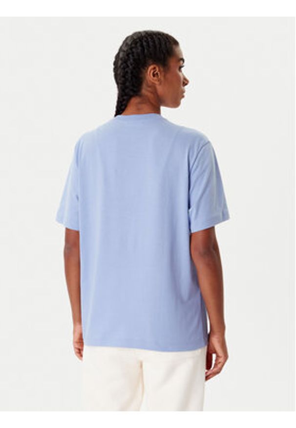 Lacoste T-Shirt TF7215 Błękitny Regular Fit. Kolor: niebieski. Materiał: bawełna