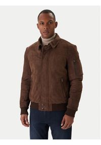 Milestone Kurtka skórzana Ms Nathan 531630 21250 Brązowy Regular Fit. Kolor: brązowy. Materiał: skóra #8