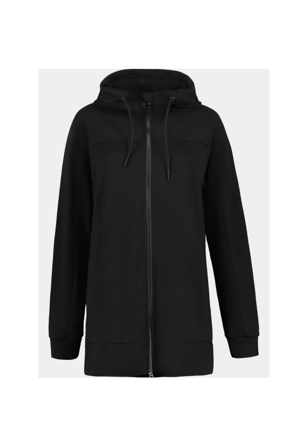 LUHTA - Sweter Damski Luhta Harjola. Kolor: czarny. Długość rękawa: długi rękaw. Długość: długie. Wzór: aplikacja, haft