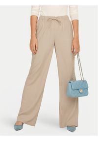 only - ONLY Spodnie materiałowe Goa 15363676 Beżowy Straight Fit. Kolor: beżowy. Materiał: wiskoza #1
