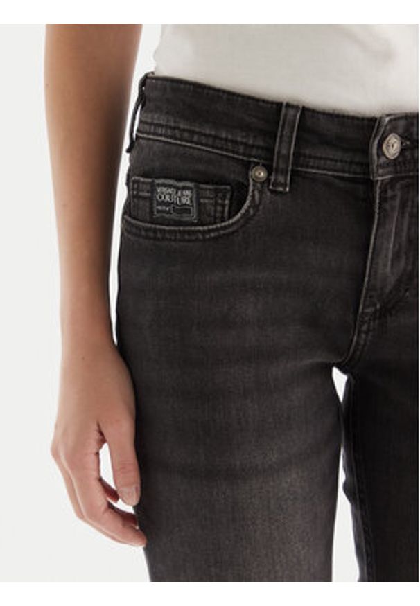 Versace Jeans Couture Jeansy 79HAB5K2 CDWRC Czarny Skinny Fit. Kolor: czarny