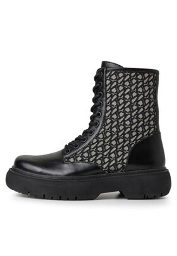 Pepe Jeans Botki PLS50505 Czarny. Kolor: czarny. Materiał: skóra