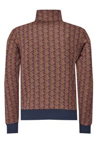 Lacoste Bluza SH1368 Brązowy Regular Fit. Kolor: brązowy. Materiał: bawełna