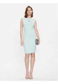 Rinascimento Sukienka koktajlowa CFC0118081003 Turkusowy Regular Fit. Kolor: turkusowy. Materiał: syntetyk. Styl: wizytowy #5