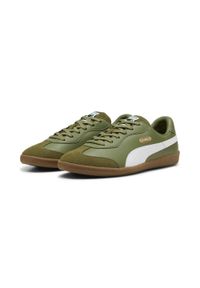 Puma - Buty piłkarskie KING 21 IT PUMA Olive Green White. Kolor: wielokolorowy, zielony, biały. Sport: piłka nożna