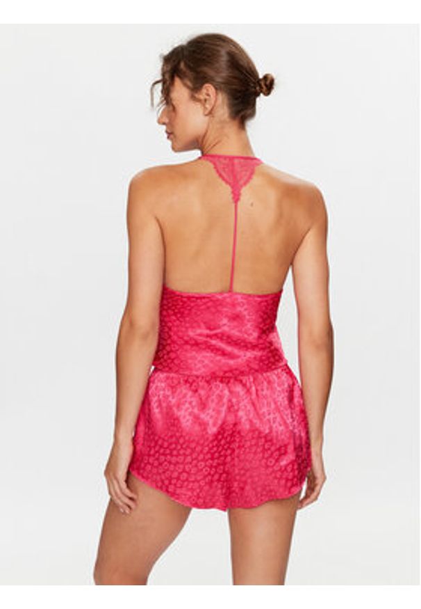 Hunkemöller Koszulka piżamowa Cami 203225 Różowy Comfortable Fit. Kolor: różowy. Materiał: wiskoza