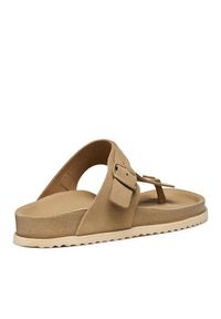 Geox Japonki D Sandybett D558RB 00022 C6738 Beżowy. Kolor: beżowy. Materiał: zamsz, skóra #4