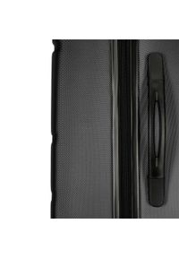 Wittchen - Średnia walizka z ABS-u żłobiona czarna. Kolor: czarny. Materiał: guma. Styl: klasyczny #5