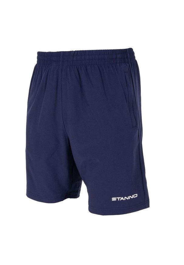 STANNO - Szorty tkane dla dzieci Stanno Field. Okazja: na uczelnię. Kolor: niebieski. Styl: sportowy. Sport: joga i pilates