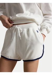 Polo Ralph Lauren Szorty sportowe 211A12956003 Biały Relaxed Fit. Kolor: biały. Materiał: bawełna #5