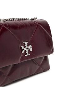 Tory Burch Torebka Kira Diamond 169326 Bordowy. Kolor: czerwony. Materiał: skórzane #4
