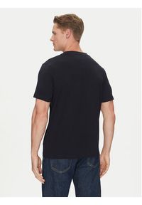 TOMMY HILFIGER - Tommy Hilfiger T-Shirt Center Stack MW0MW38621 Granatowy Regular Fit. Kolor: niebieski. Materiał: bawełna #5