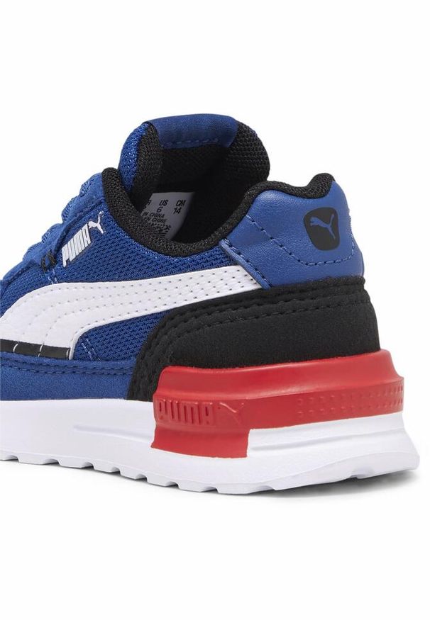 Puma - Niemowlęce obuwie sportowe Graviton AC PUMA Clyde Royal White Black Blue. Kolor: biały