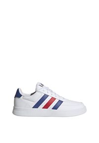 Adidas - Breaknet 2.0 Shoes. Okazja: na co dzień. Kolor: czerwony, niebieski, wielokolorowy, biały. Materiał: materiał. Sport: turystyka piesza, tenis