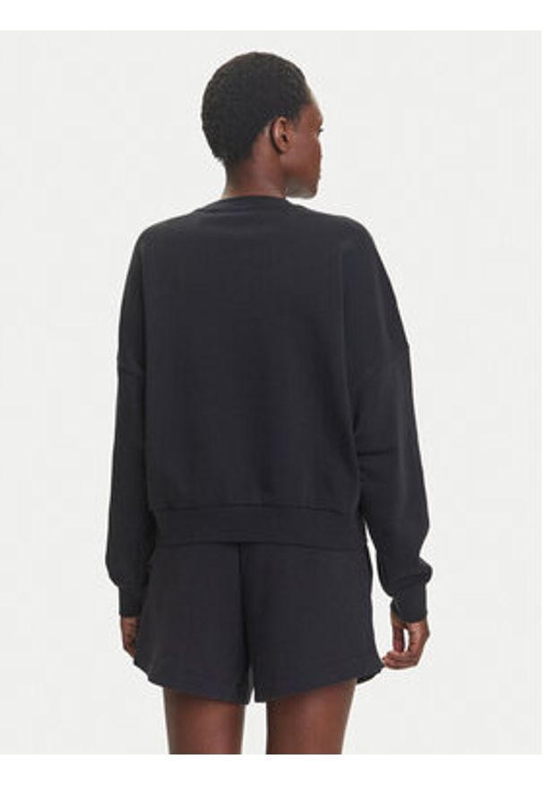 Adidas - adidas Bluza Essentials Small Logo Feelcozy JC5932 Czarny Loose Fit. Kolor: czarny. Materiał: bawełna