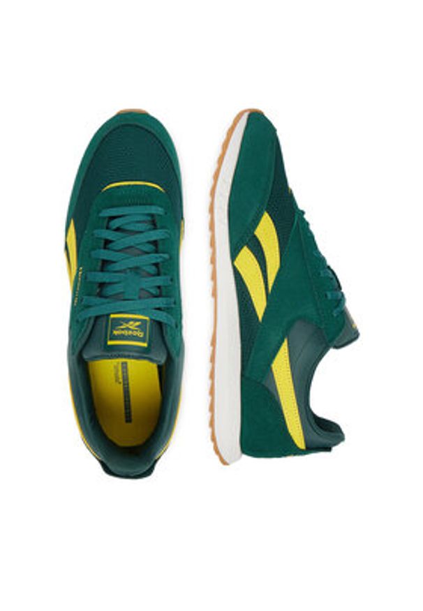 Reebok Sneakersy CEO-MODA AR30315MGYT Zielony. Kolor: zielony. Materiał: zamsz, skóra