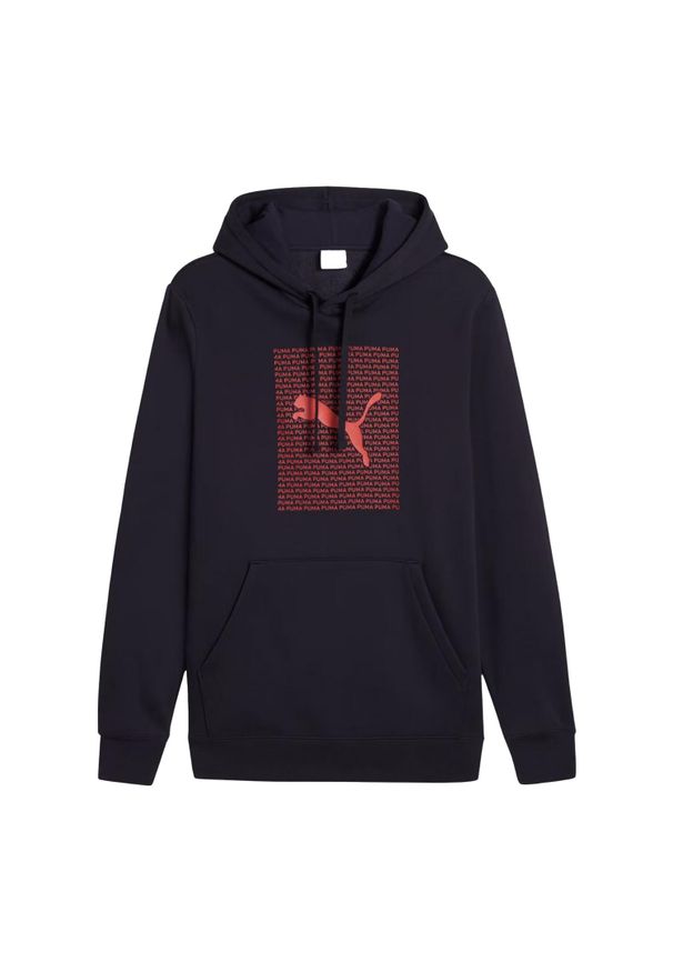 Puma - Męska Bluza Z Logo Essentials. Kolor: niebieski
