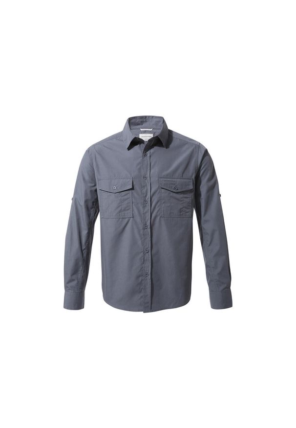 CRAGHOPPERS - Koszula turystyczna męska Craghoppers Kiwi LS Shirt. Kolor: niebieski