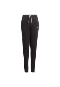Adidas - Spodnie dla dzieci adidas G 3S FT C PT. Kolor: czarny, biały, wielokolorowy. Sport: turystyka piesza, fitness