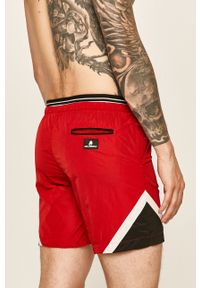 Karl Lagerfeld - Szorty kąpielowe. Kolor: czerwony. Materiał: materiał #4